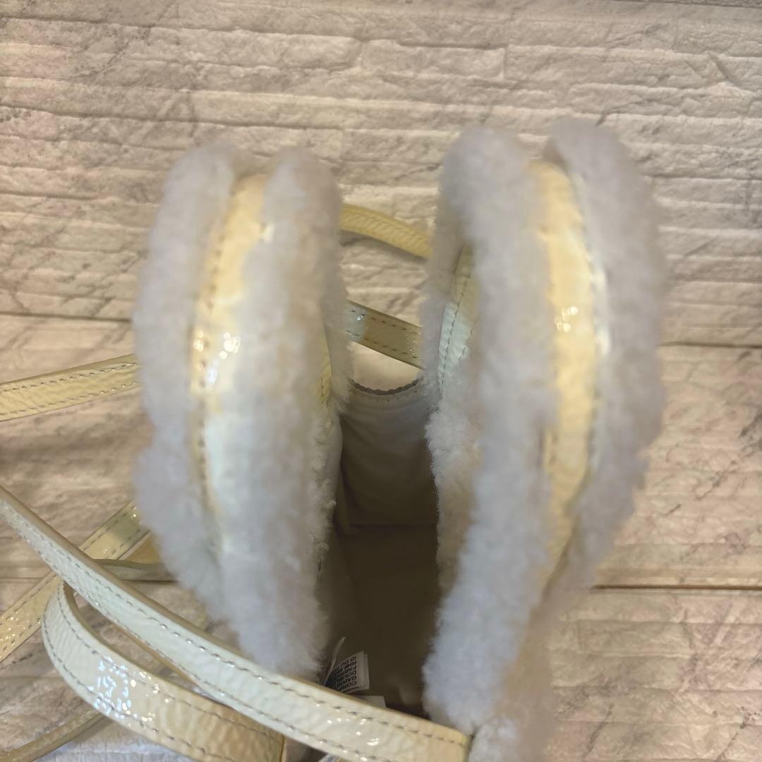 UGG Telfar ホワイト スモールショッパーバッグ　ミニトートバッグ