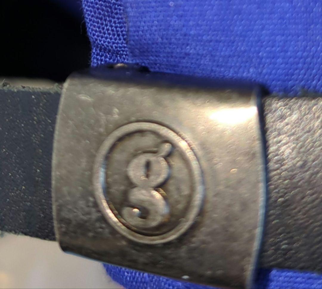 ボ*ン様 Good Enough BBキャップ　同色フェルトロゴ 青