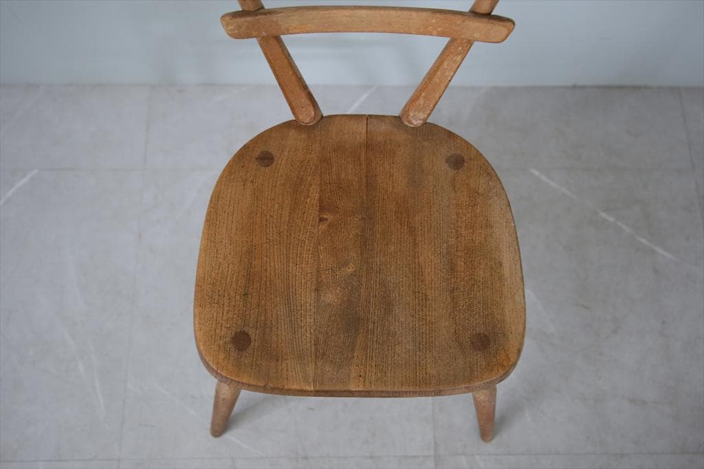 英国アンティークERCOLアーコールスタッキングチェア/子供イス91-130-1