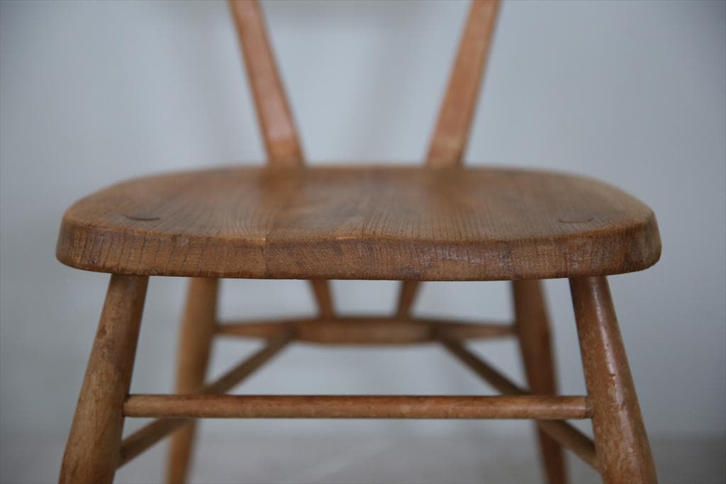 英国アンティークERCOLアーコールスタッキングチェア/子供イス91-130-1
