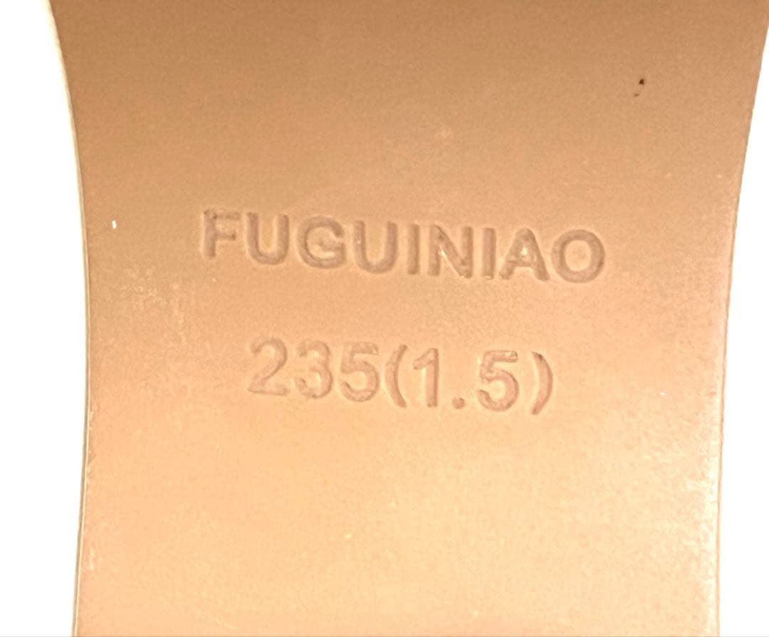 ☆新品未使用☆本革 ショートブーツ 牛革 アイボリー レディース23.5cm