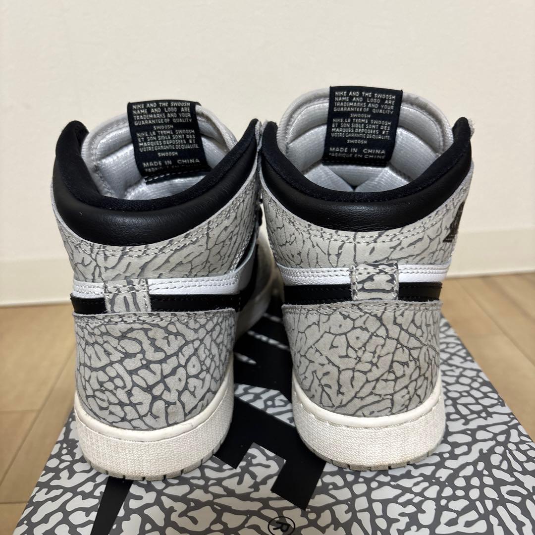 NIKE AIR JORDAN 1 RETRO HIGHホワイトセメント24.0