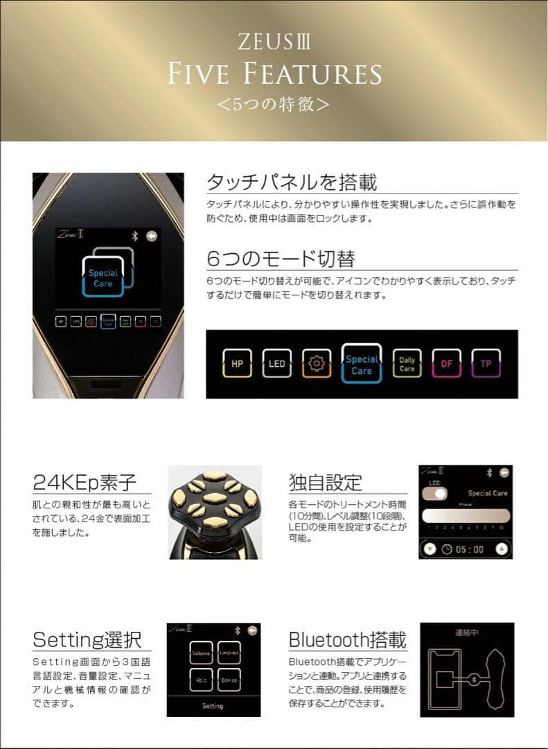 【新品未開封】 ARTISTIC&CO. 高級美顔器ゼウスⅢ ZeusⅢ 正規品