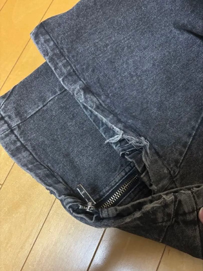 NO/FAITH STUDIOS カーゴデニム ダークグレー