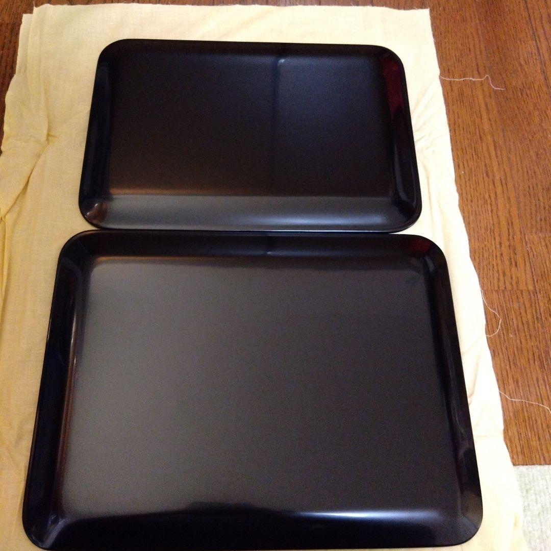 漆器 トレイ 2枚セット