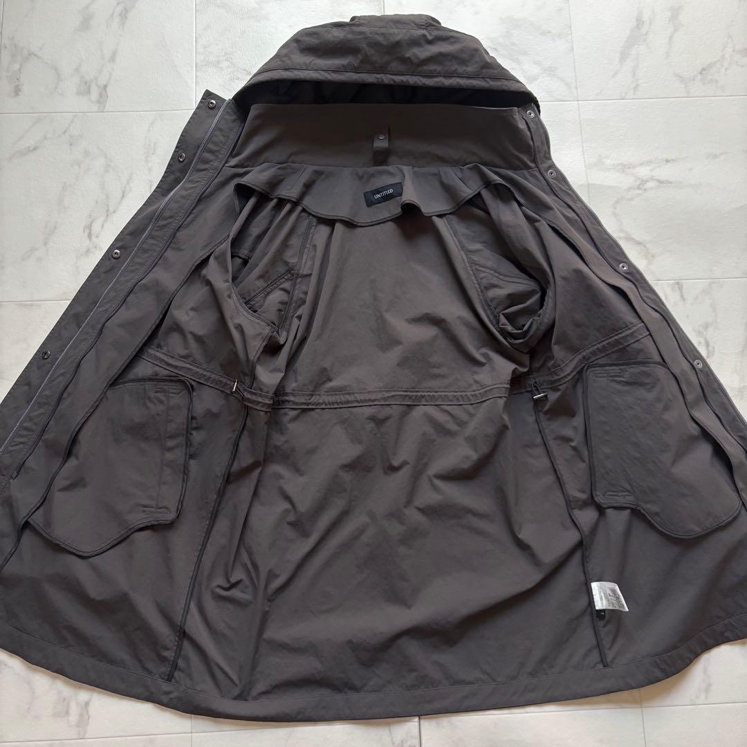 UNTITLED アンタイトル ボアライナー 外せるフード付き モッズコート