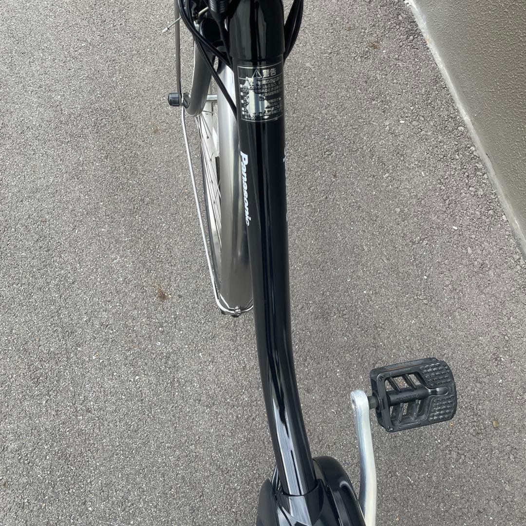 パナソニック電動アシスト自転車26インチブラック（新品バッテリー8.9A h）