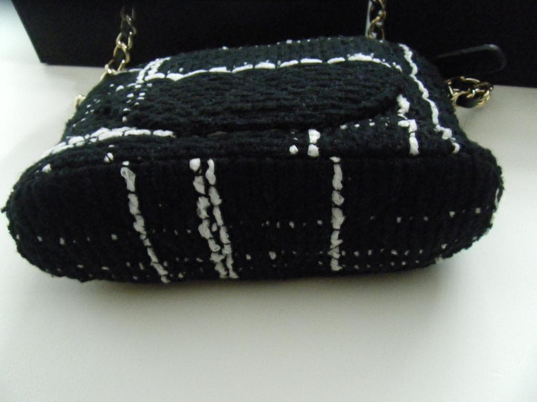 シャネルノベルティ　チェーンショルダーバッグ ツイード