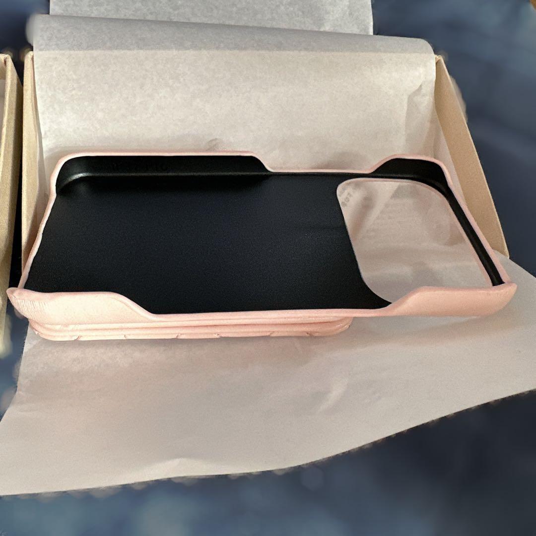 キルティングミラーDDチャーム iPhoneケース17Pro PNK ピンク