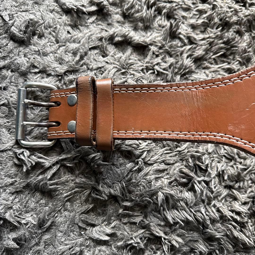 GOLD’S GYM G3324プロレザーベルト S ブラウン トレーニング