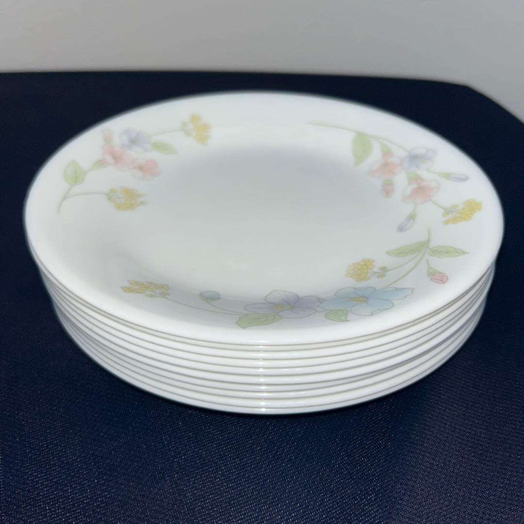 コレール　メイブルー　17cm 平皿　10枚　浅皿　6枚　廃盤