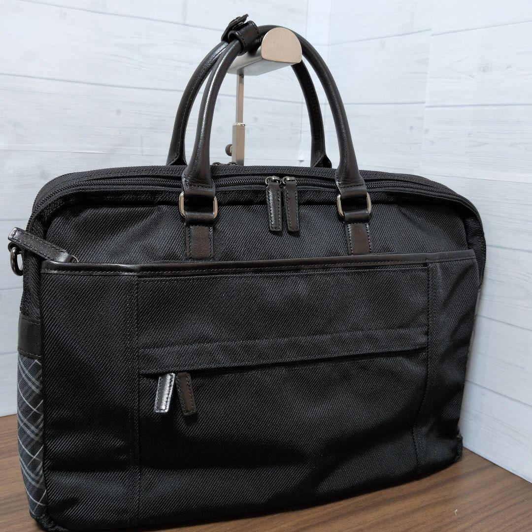 BURBERRY BLACK LABEL　2way ビジネスバッグ　美品