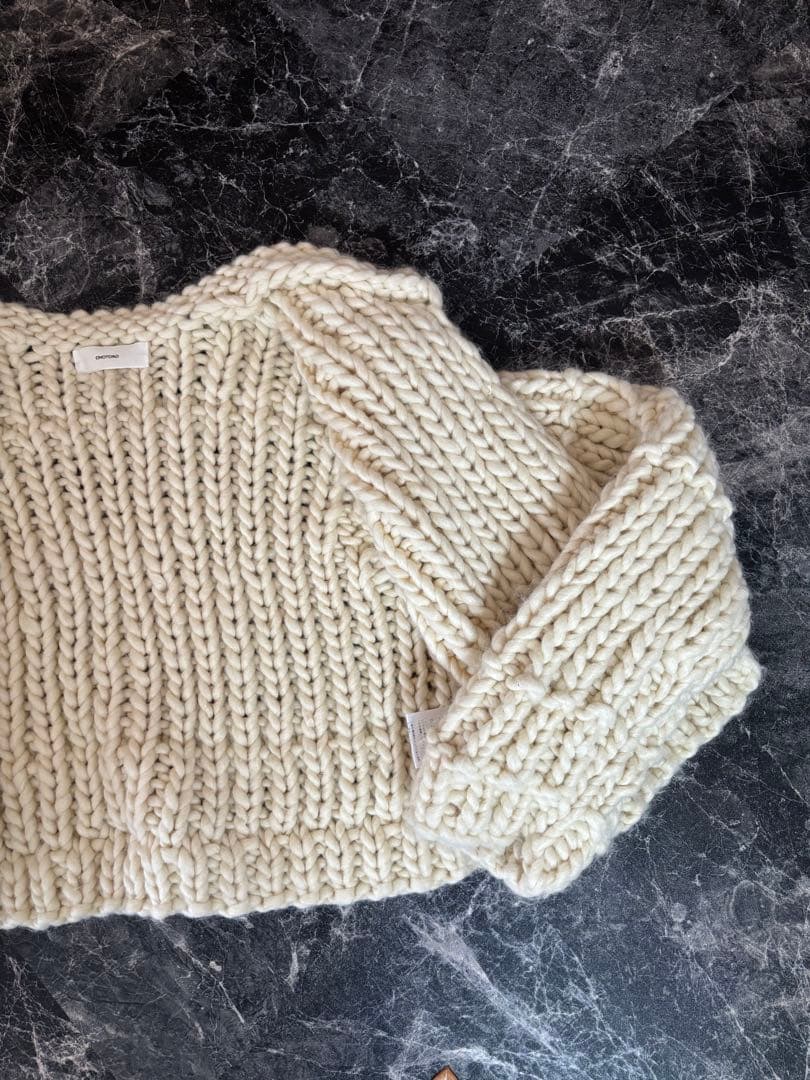 OHOTORO クリームニットカーディガン