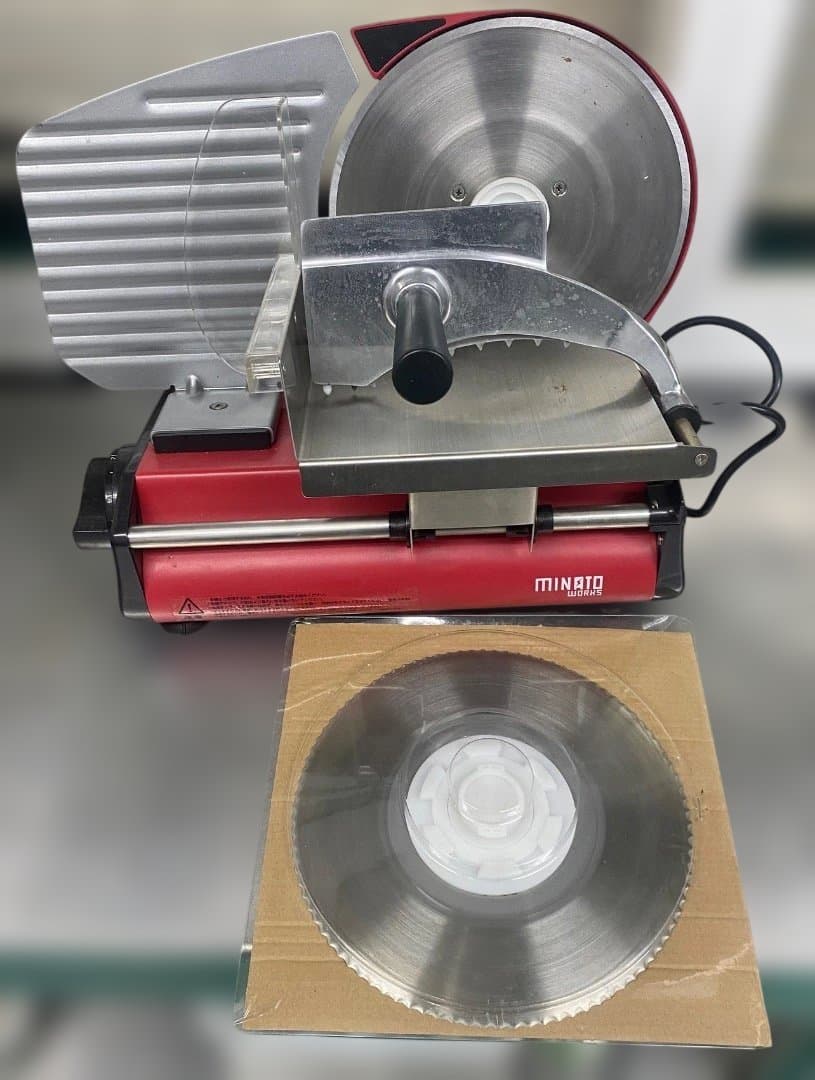 ミナトワークス 家庭用ミートスライサー HMS-220 (レッド)