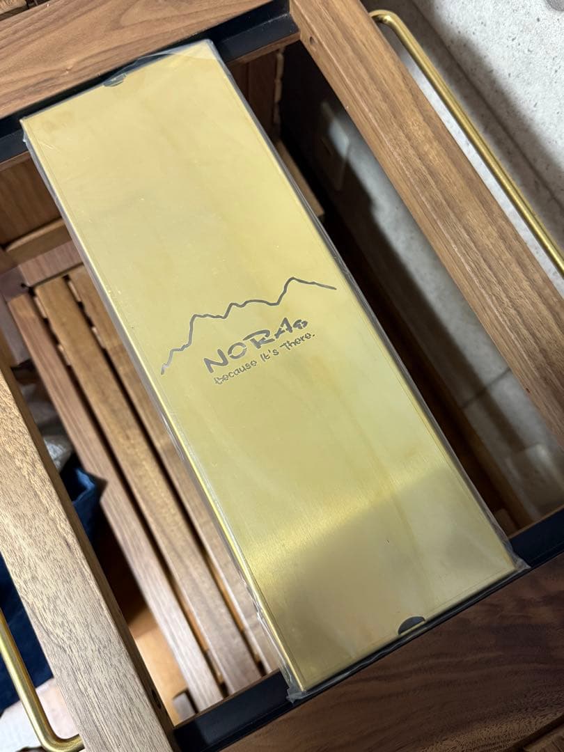 新品未使用　超希少　NORAs 真鍮　NORAsフレーム　ハーフユニット天板