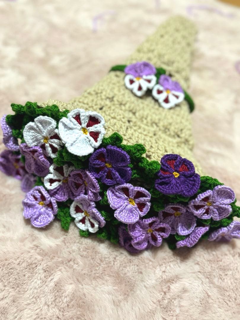 fuhka　花束ブランケット　フラワーブランケット