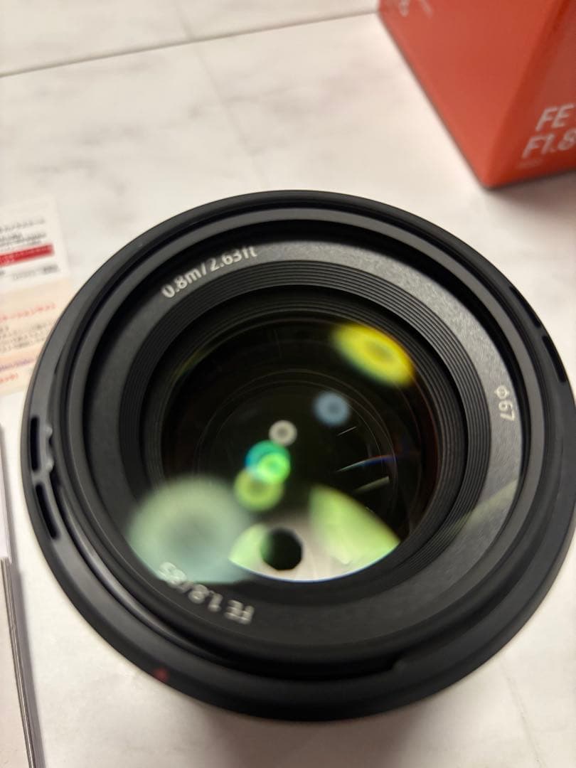 SONY FE 85mm F1.8 レンズ　フィルター付き