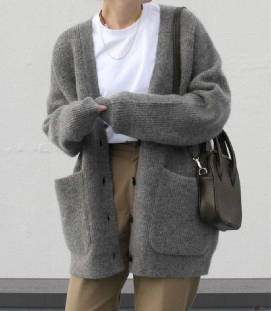 THE SHINZONE 　ザシンゾーン モヘアVネックカーディガン