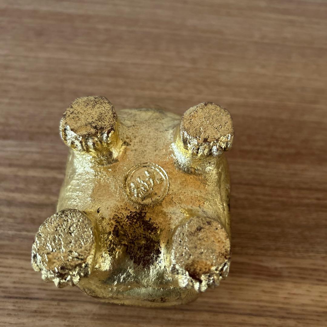 大樋長楽　金濁　向獅子香炉　茶道具