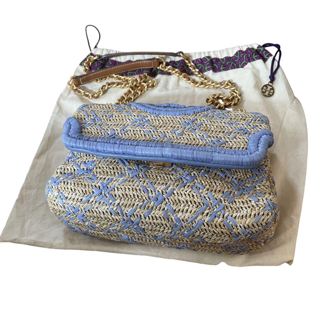 【美品】TORYBURCH FLEMING SOFT STRAW SMALL