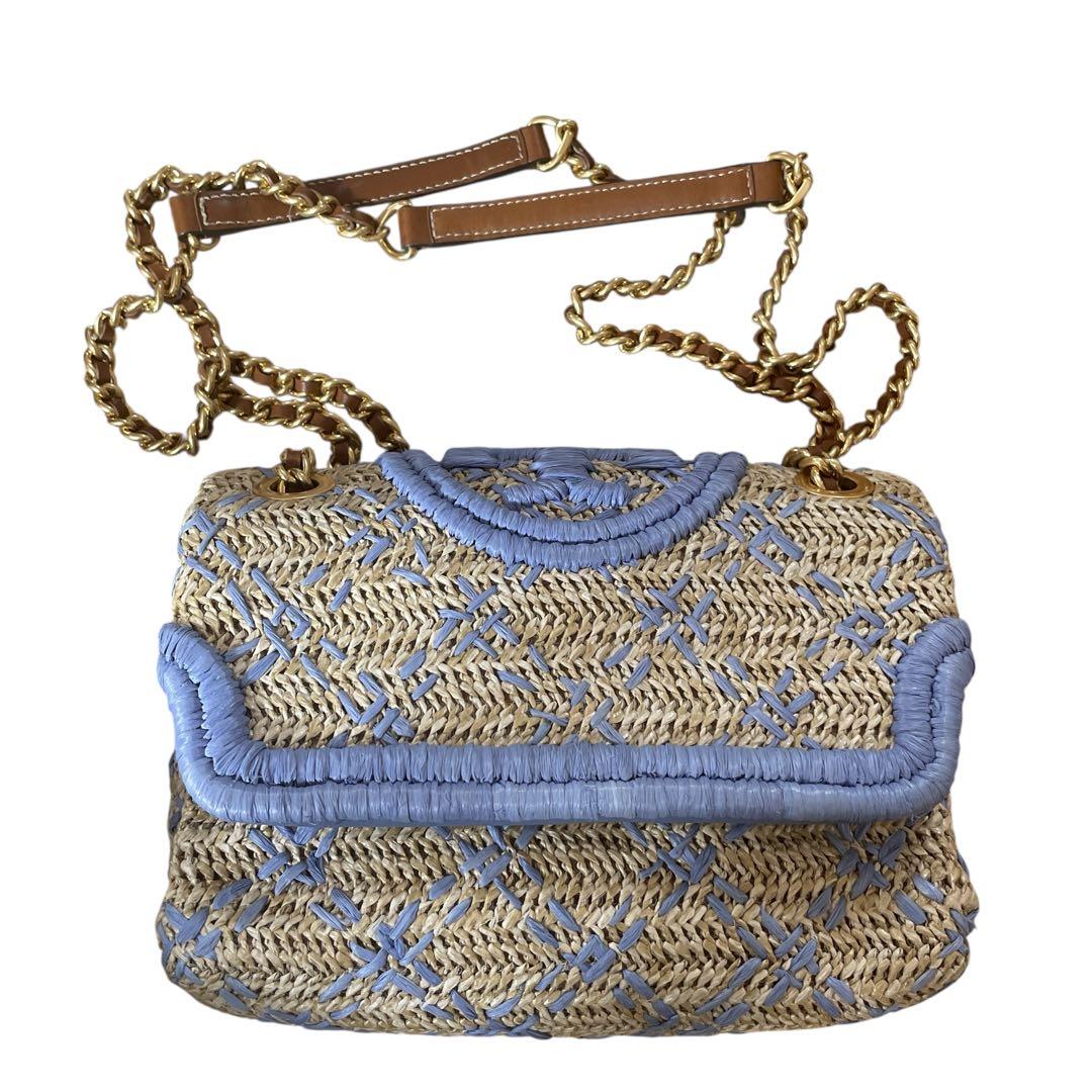 【美品】TORYBURCH FLEMING SOFT STRAW SMALL