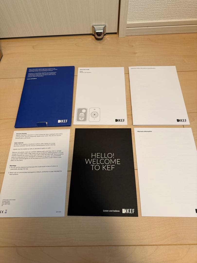 KEF LSX ⅱ ワイヤレス　HiFi スピーカー