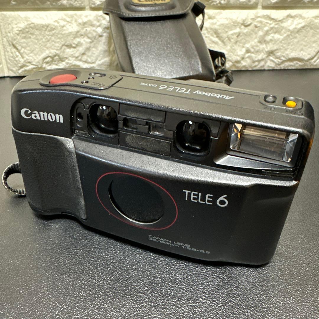美品　Canon Autoboy TELE6 DATE 動作確認済　やや雑あり
