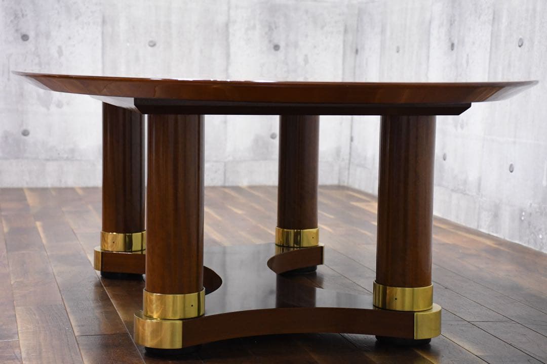 FAC70 カリモク最高峰 ドマーニ フォルザ オーバル型 カクテルテーブル