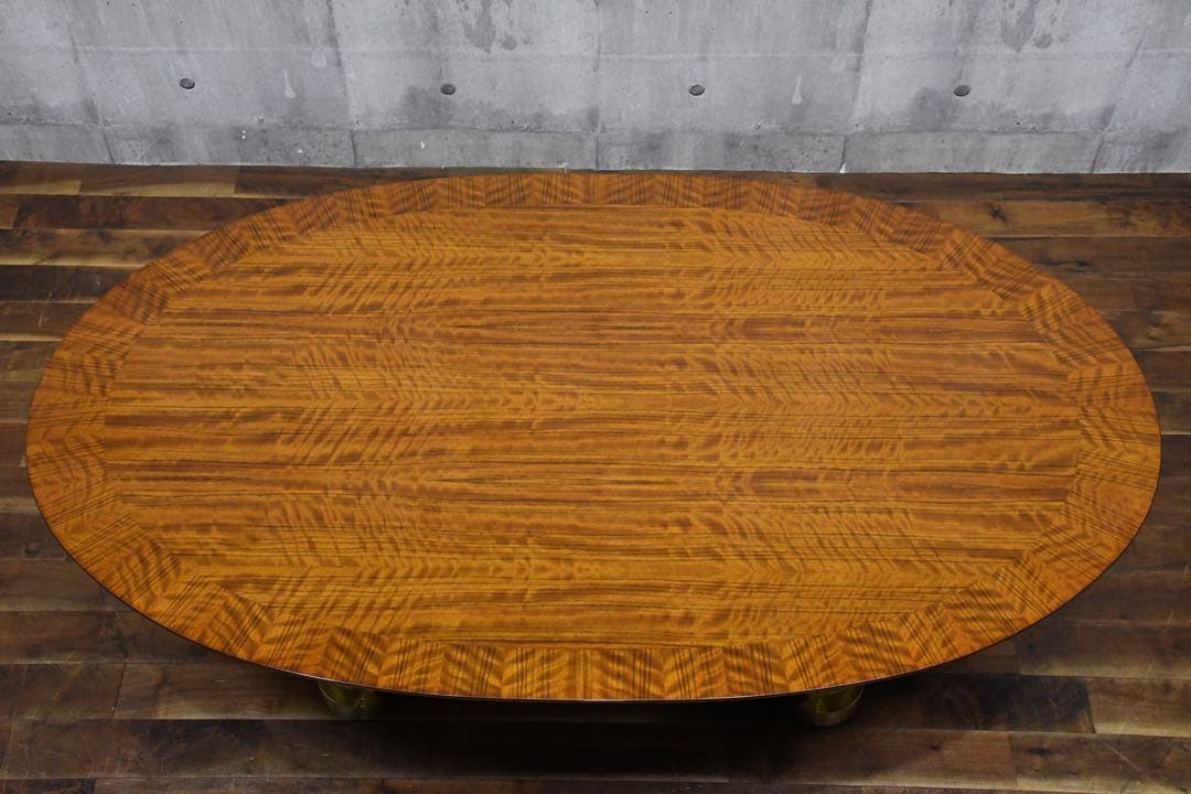 FAC70 カリモク最高峰 ドマーニ フォルザ オーバル型 カクテルテーブル