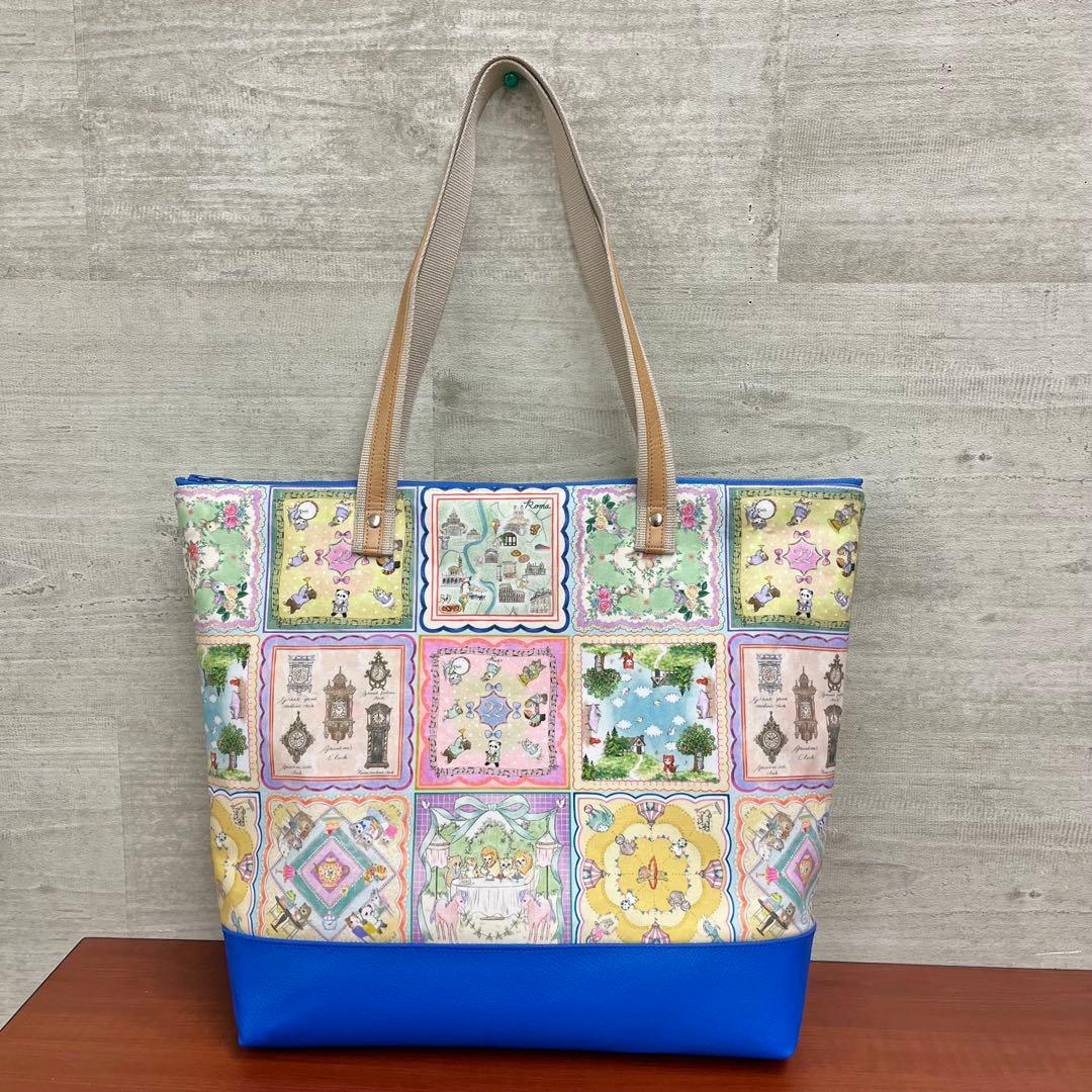 yukiemon ハンドメイド　ビッグトートバック＆巾着トートバック　①別口分