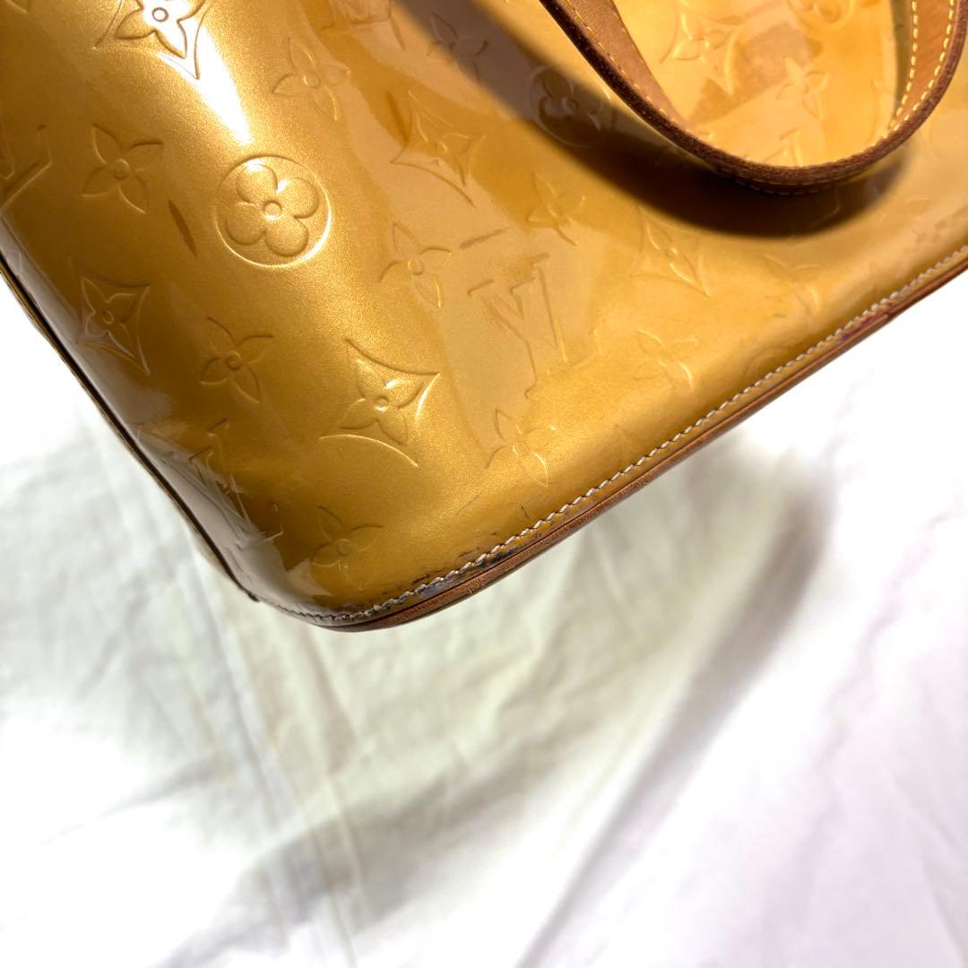 Louis Vuitton ハンドバッグ ヴェルニ モノグラム イエロー