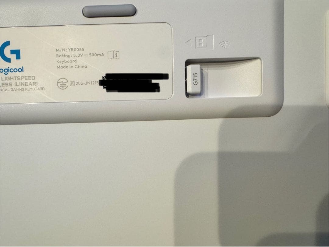 【動作確認済み】logicool G715 ワイヤレスゲーミングキーボードリニア