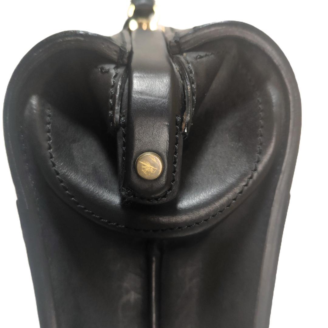 万双 ダレス バック 二つマチ カギ ブライドルレザー ビジネス ブリーフ 本革