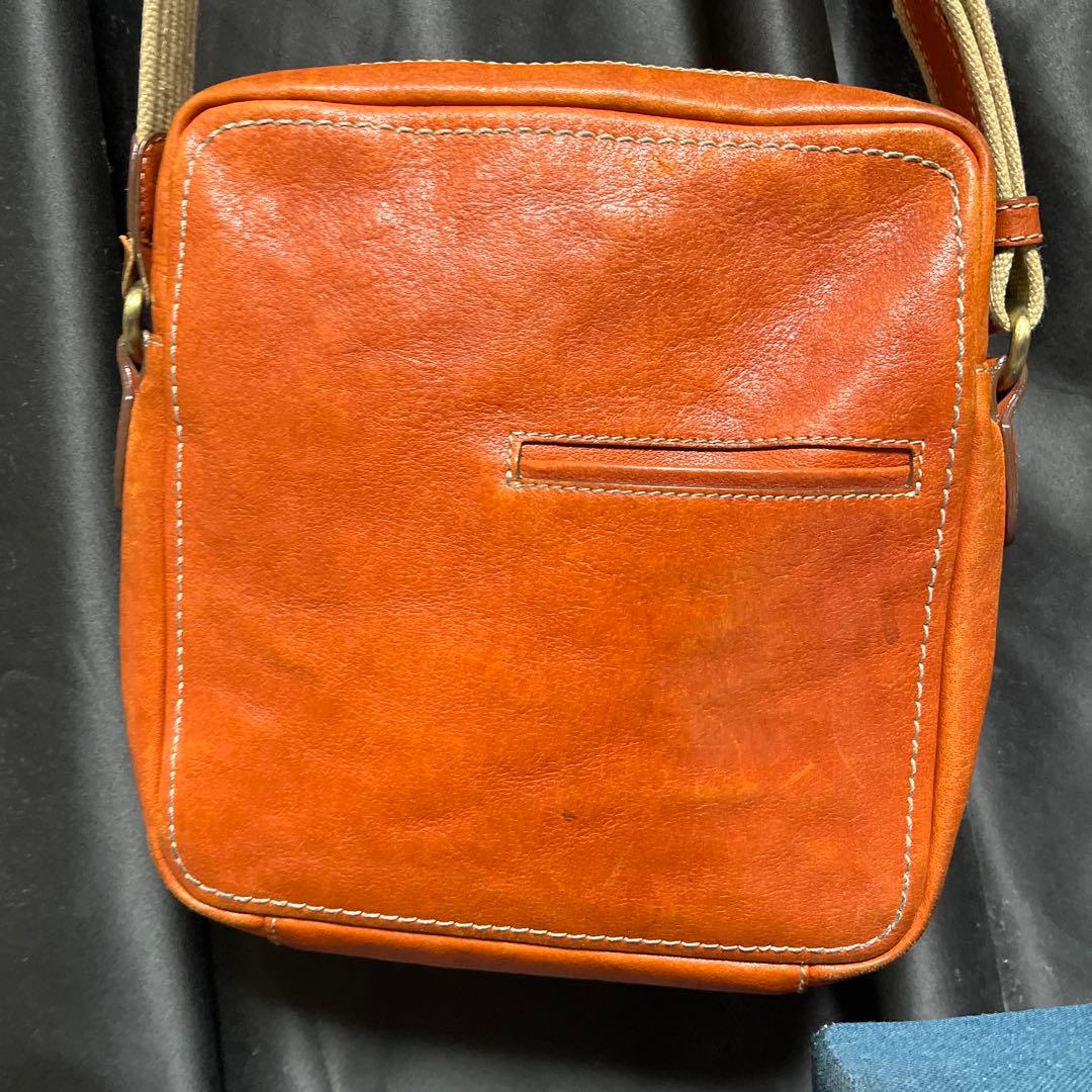 土屋鞄正規品　トーンオイルヌメ　ジップトップショルダー