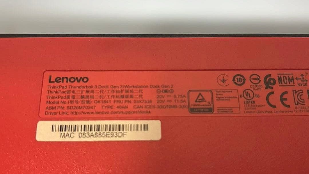 その他 Lenovo ThinkPad Docking Station
