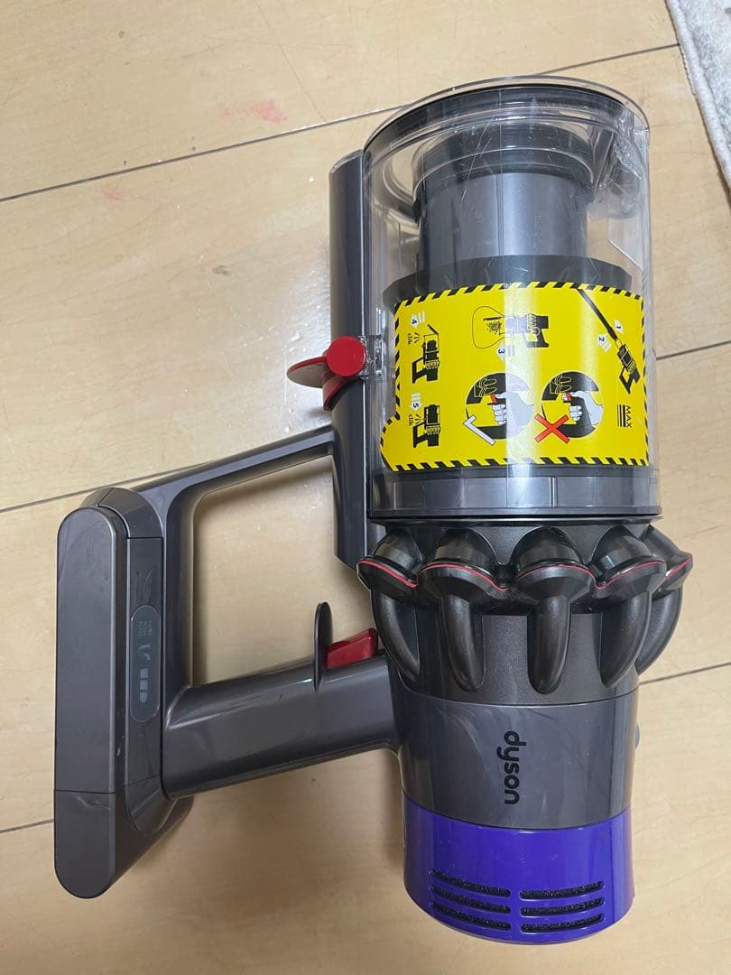 【美品】dyson V10 SV12　純正フロアドック付エコーモード68分