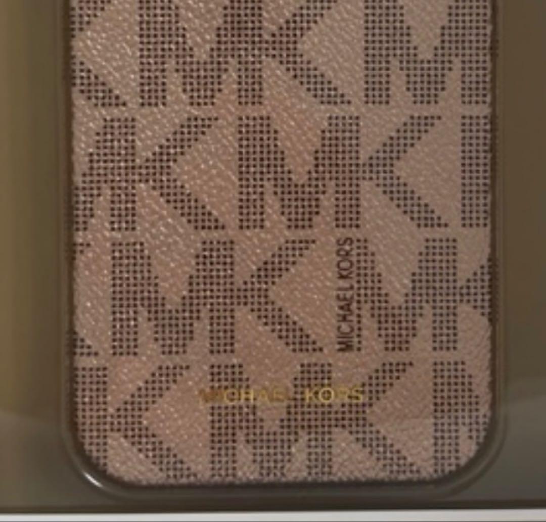 未使用 美品 ブランド品マイケルコース iPhone13 対応 ローズ ロゴ