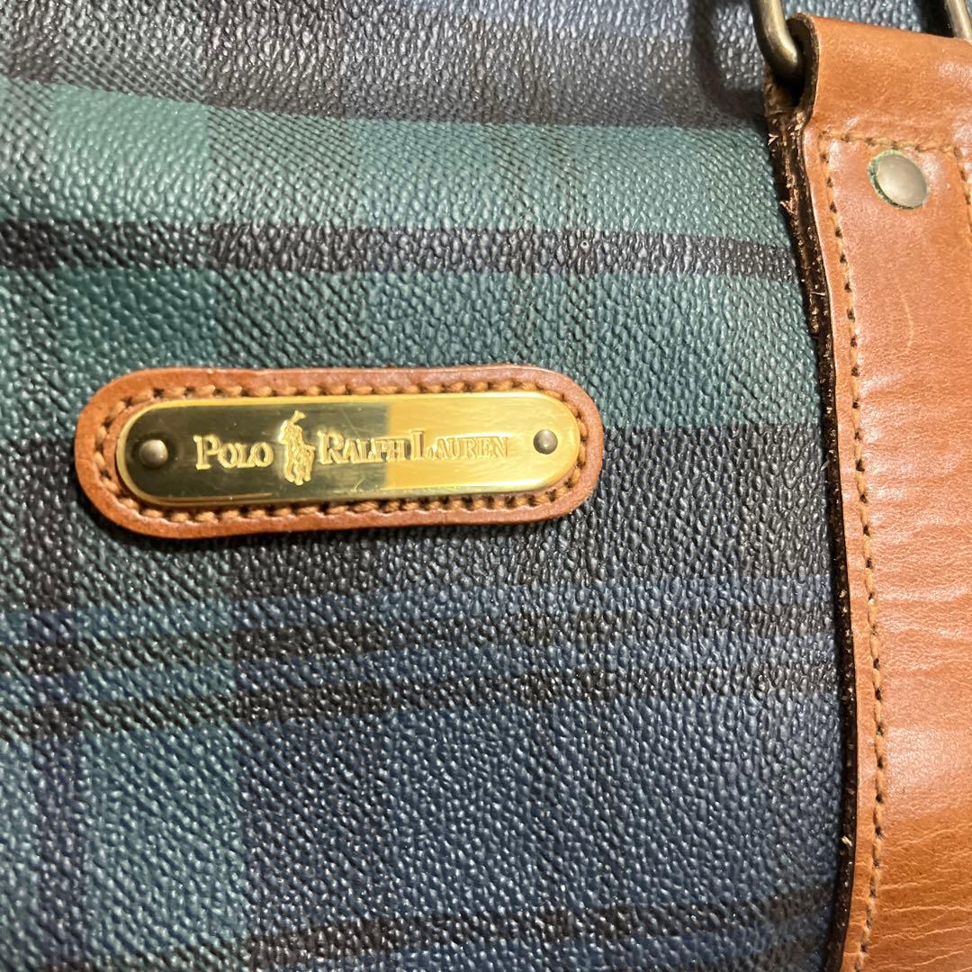 RALPH LAUREN 2way ボストンバッグ レザー