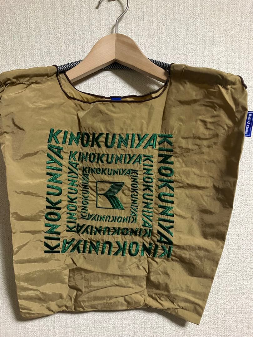ボールアンドチェーン　　　KINOKUNIYA エコバッグ ベージュ