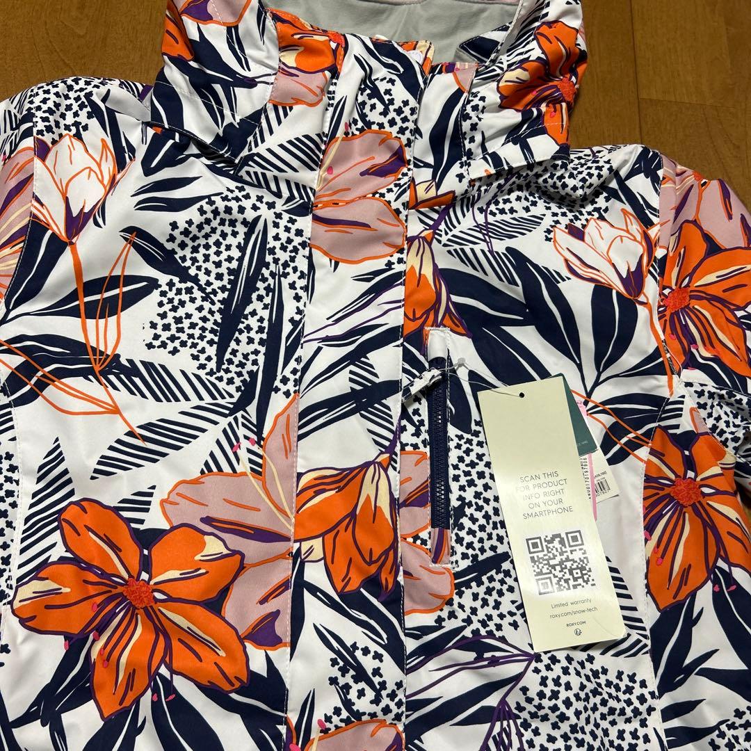 新品！タグ付き！　ROXY 花柄　アウター　スキーウェア　ボードウェア　防寒　S