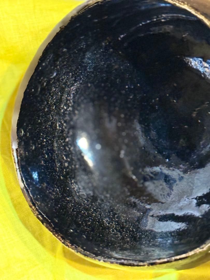 黒茶碗　樂焼　茶道具