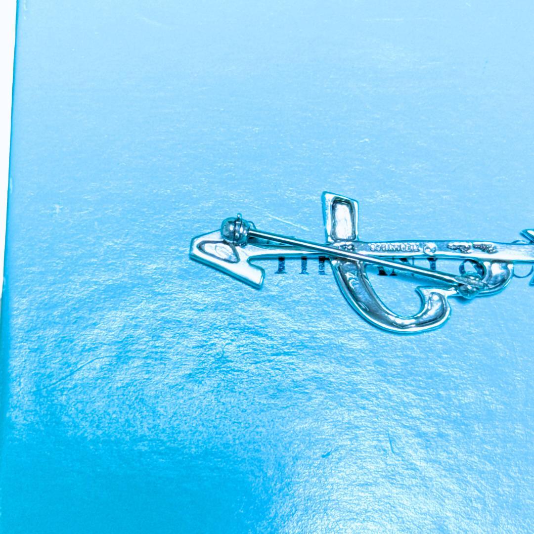 【超美品】ティファニー ラビングハート＆キスアロー ブローチ SV925