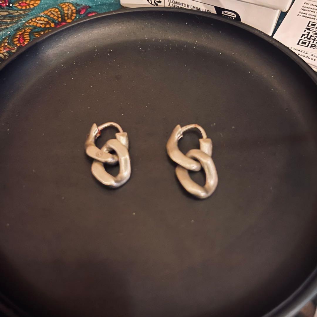 Maison Margiela マイヨン ピアス ダブルカーブリンク