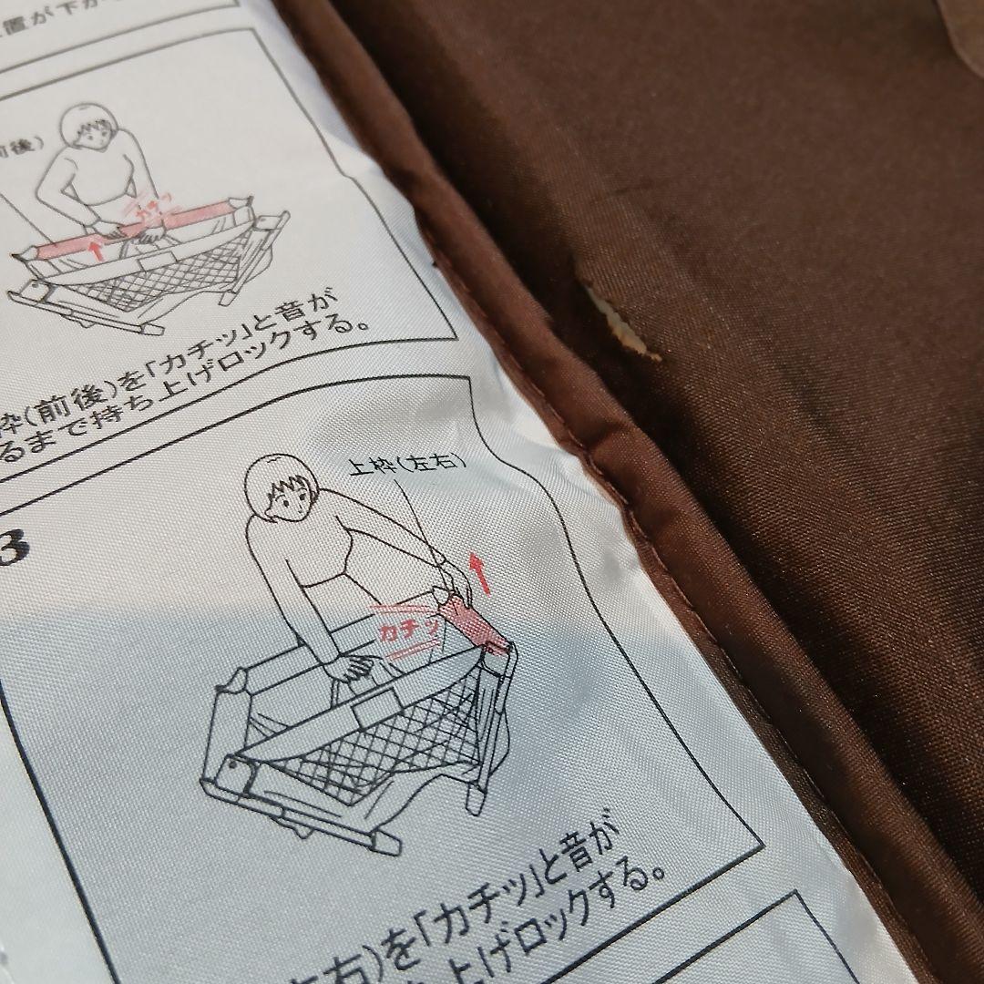 アップリカ ココネルエアープラス ベビーベッド ブラウン 洗えるマット