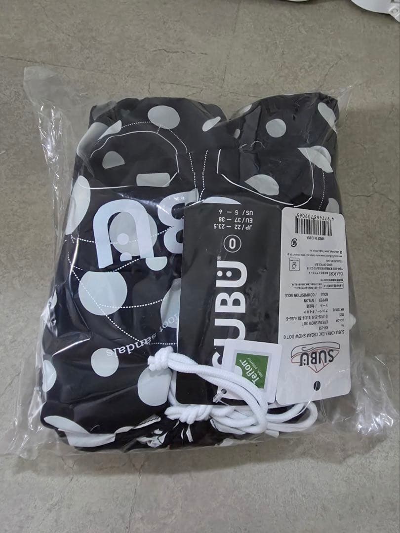 【230-240mm】SUBU スブ ドット cream  dot