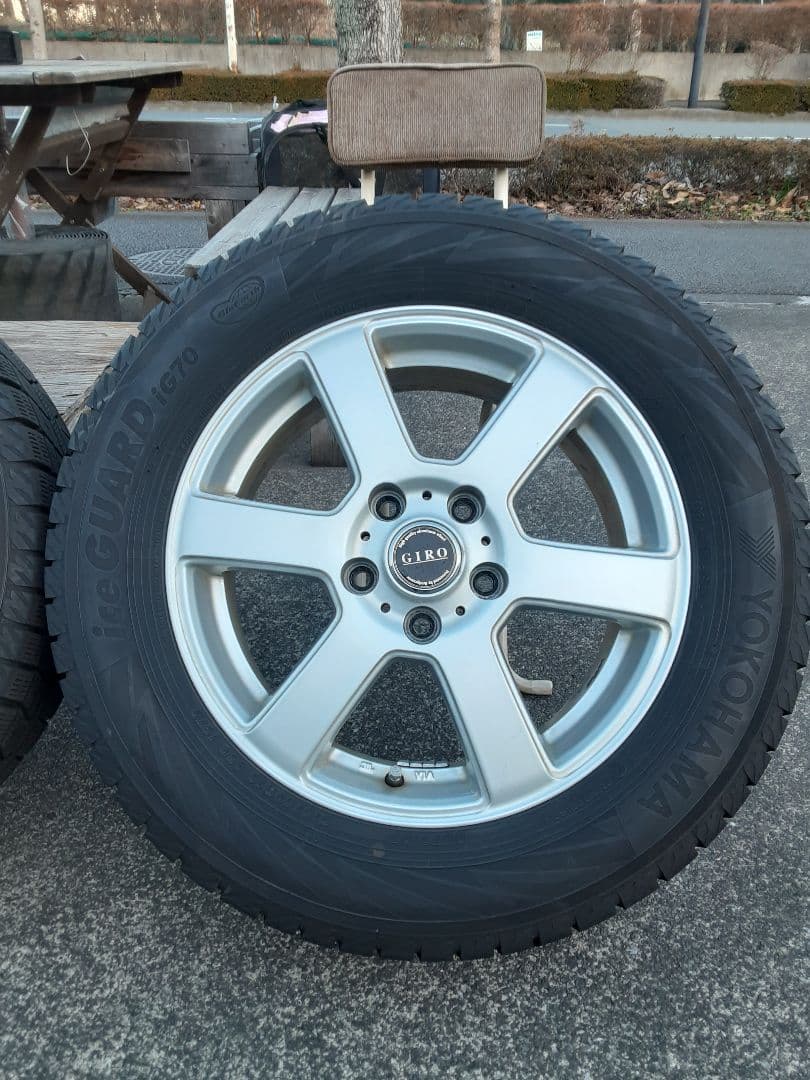 16インチスタッドレスタイヤ&アルミホイール付き　4本セット