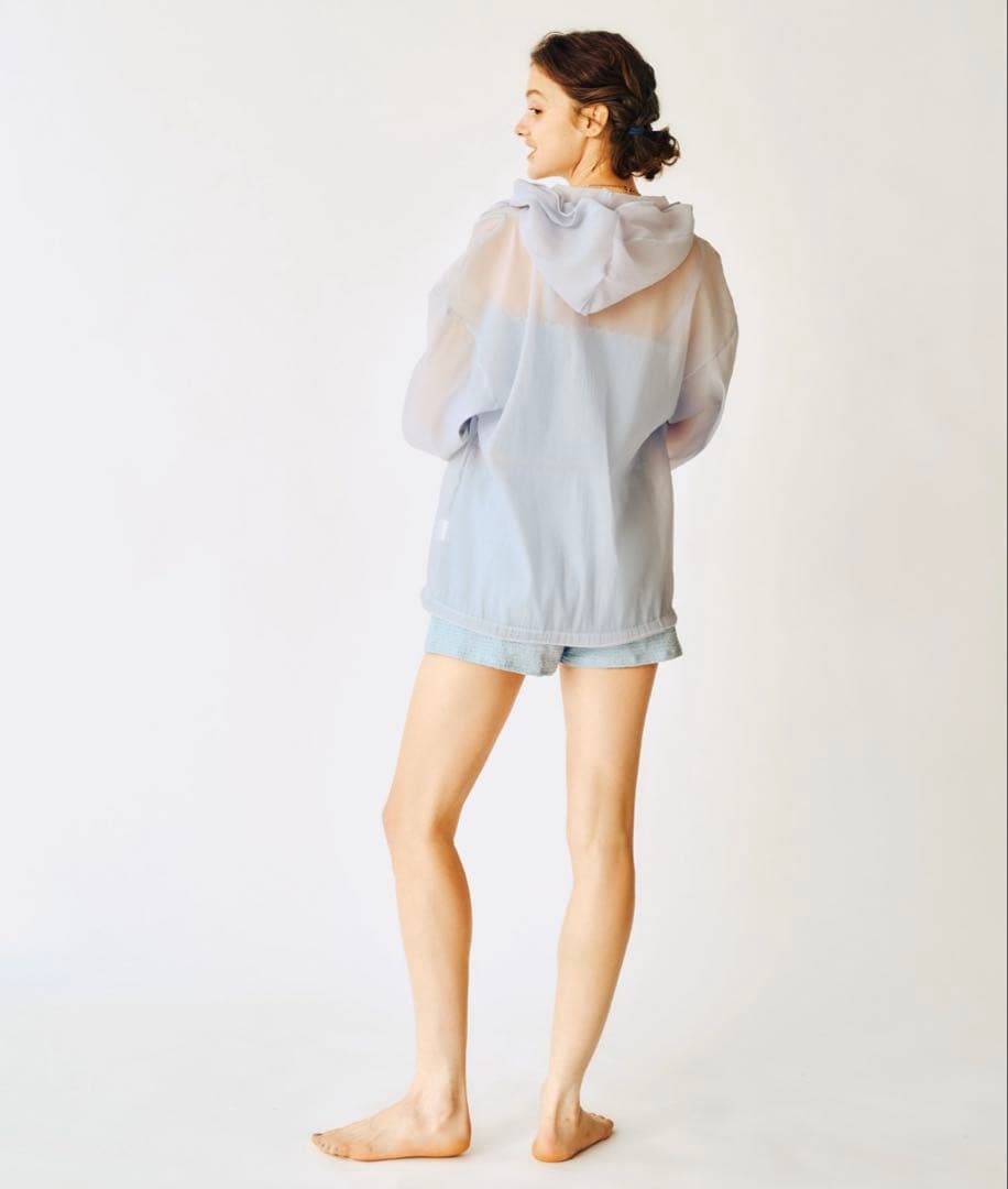 シアーパーカー4SETスイムウェア M ブルー 水着 mystic