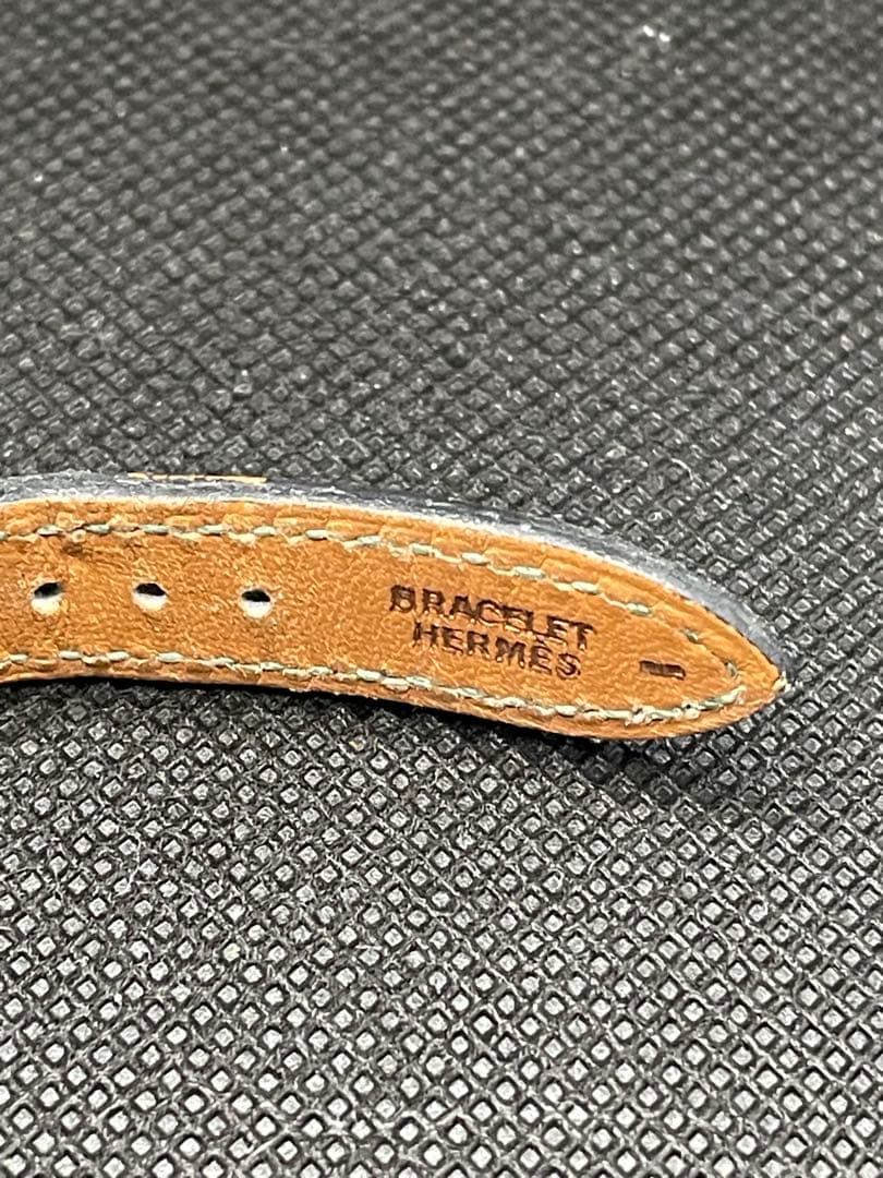 エルメス ケリーウォッチ ゴールド文字盤 GP ゴールドメッキ グリーン