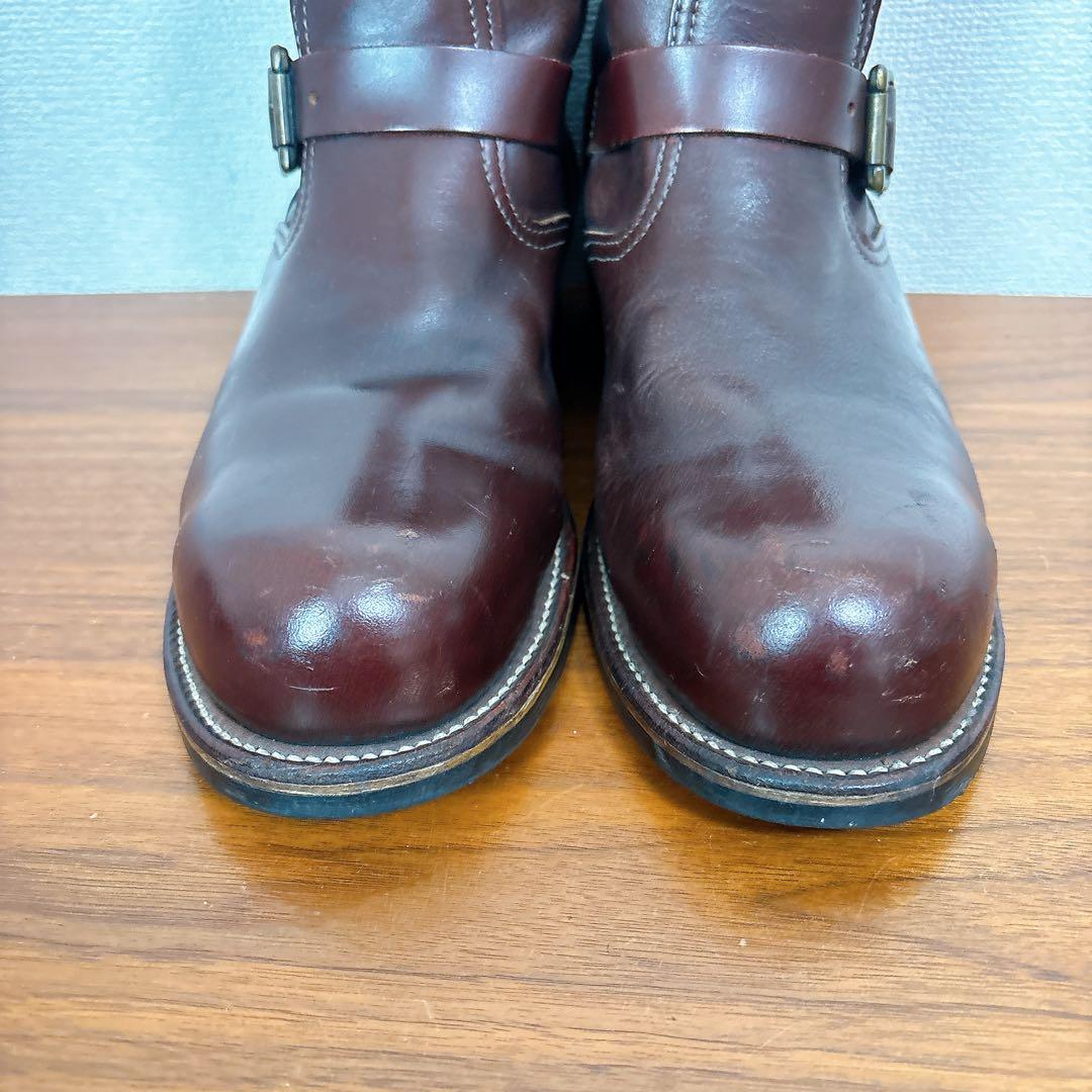 CHIPPEWA チペワ ショートエンジニア ブーツ バーガンディ US8.5E
