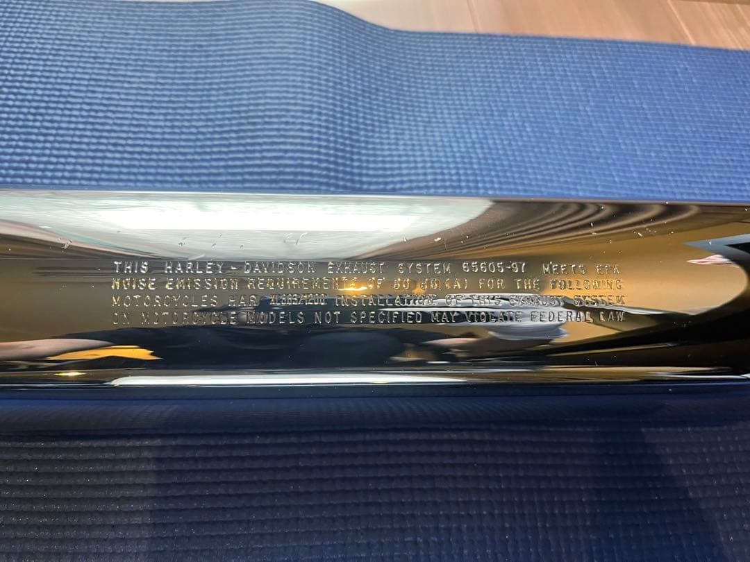 スポーツスター　北米マフラー　16mmパンチアウト